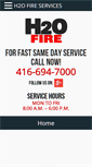 Mobile Screenshot of h2ofire.ca